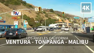 [Full Version] Driving Los Angeles - Ventura Blvd, Topanga Canyon, Malibu, Santa Monica, California