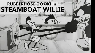I Animated my Character inside Steamboat Willie | Ft. Rubberhose Gooki