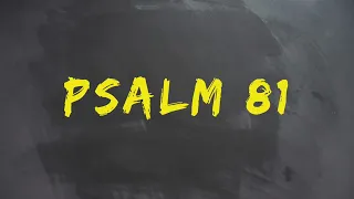 PLASTER MIODU || Psalm 81: Otwórz usta