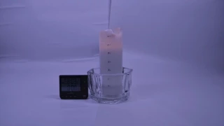 3x9 Pillar Candle Time Lapse burn test