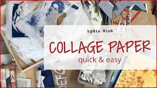How to create collage paper quick and easy