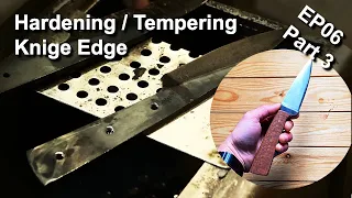 BEGINNER heat treatment Knife Hardening & Tempering