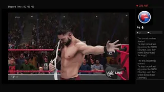 Finn Balor vs. Sami Zayn, Apr 8 Raw, Intercontinental championship match WWE2K19