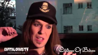 "When I start writing I have to block everything out of my mind"  Alexi Laiho of Children Of Bodom