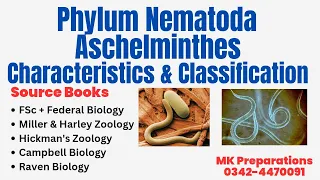 Phylum Nematoda (Aschlelminthes) Pseudocoelomates Body Plan | Characteristics & Classification