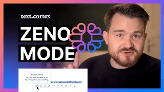 Zeno Mode - The Only AI Writing Assistant You Need ✍️ | Text Cortex Talks 014