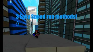 3 Easy Speed run routes for Beginner tutorial in Roblox parkour