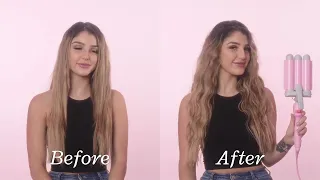 Mermade Hair 32mm/1.25" Original Pro Waver tutorial - How to create the classic mermaid waves