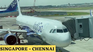 Singapore - Chennai Indigo Airlines | Airbus A321 Neo | 6E1004 | #TamilTreasures