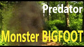 MONSTER CROSSING ROAD "Predator BIGFOOT Creature" SCARY SHIFTING DEMON (Monster Video 5)