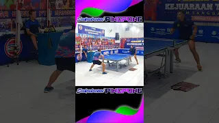 Backhand Loop for a hard forehand attack #spinforehand #worldtabletennis #beautifulpingpong #shorts