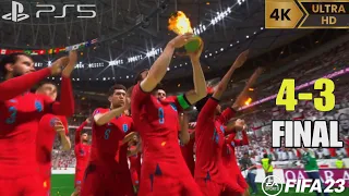 FIFA 23 - ENGLAND VS ARGENTINA - FIFA WORLD CUP 2022 FINAL -  HIGHLIGHTS | PS5™ [4K60]