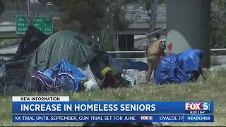 Report shows increasing number of homeless seniors in San Diego