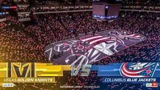 Vegas Golden Knights vs Columbus Blue Jackets 11/28/2022 NHL 23 Gameplay