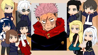 [Part 3+4] Past Jujutsu Kaisen react to Itadori Yuji || Shibuya Arc || Gacha 🇺🇸