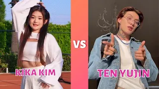 New Kika kim Vs Ten Yujin 🔥 TikTok Dance Challenge 🔥 What Trends Do You Know?