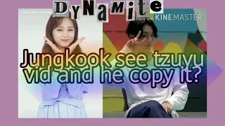 Jungkook see tzuyu vid and he copy it🤔+giveaway