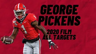 George Pickens 2020 Film - All Targets