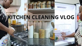 KITCHEN CLEAN WITH ME VLOG | NEW FRIDGE | KITCHEN TOUR| Wangui Gathogo