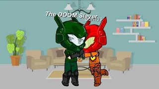 Doom Slayer and Samus. That's it. That's the video.