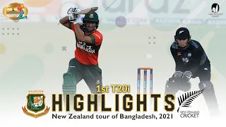 Bangladesh vs New Zealand Highlights || 1st T20i || New Zealand Tour of Bangladesh 2021