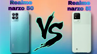 Realme narzo 50 V/S Realme narzo 50i|Comparison between Realme narzo 50&Realme narzo 5i|MR.Xofficial