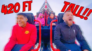 WE TESTED THE NEW CRAZIEST ROLLER COASTER IN THE US - TOP THRILL 2