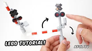 How to Build a LEGO Train Crossing!