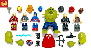 LEGO The Avengers Sets | Iron Man | Thor | Captain America| Hulk | Black Widow | Hawkeye