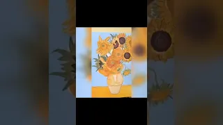 Pintando Los girasoles de van gogh 🌻🔥 oleopinturas_