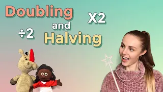 HALVING and DOUBLING explained. Lots of examples! Fun interactive lesson!