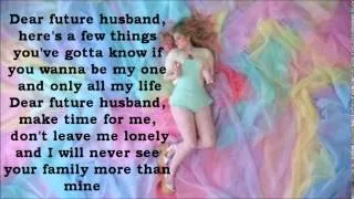 Meghan Trainor - Dear Future Husband Lyrics