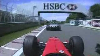 Start of Canadian F1 GP 2004 (Onboard)