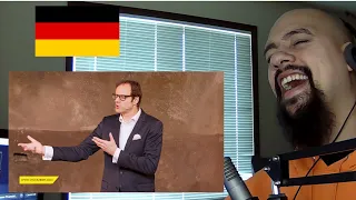 American Reacts To German Humor meets American Mentality  Science Comedian Vince Ebert