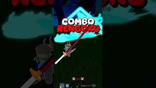 COMBO AVANÇADO DE RENGOKU PARA PEGAR 15M BOUNTY #roblox #bloxfruts #bloxfruits