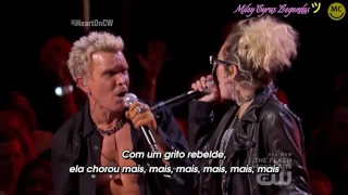 Billy Idol - Rebel Yell ft. Miley Cyrus (Live On IHeartRadio Music Festival) [Legendado] ᴴᴰ