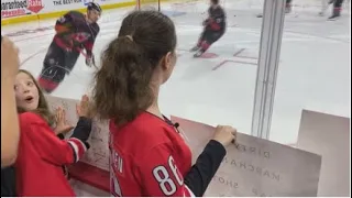 Blind Carolina Hurricanes fan embraces the sounds of the game