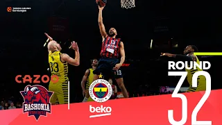 Marinkovic leads Baskonia over Fenerbahce! | Round 32, Highlights | Turkish Airlines EuroLeague