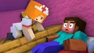 Steve's sick! Alex will treat him diligently! Alex and Steve Story |Minecraft Animation