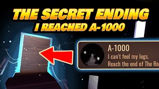 I Reached the Secret Ending (A-1000) in Roblox Doors