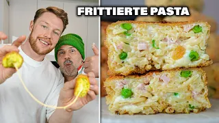 Wir machen FRITTIERTE PASTA mit Luigi - Napoli Streetfood Rezept