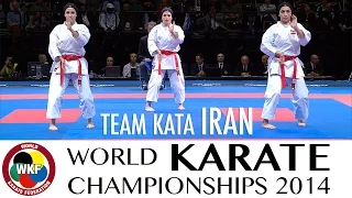 Team Kata IRAN. Kata Unsu. 2014 World Karate Championships. | WORLD KARATE FEDERATION