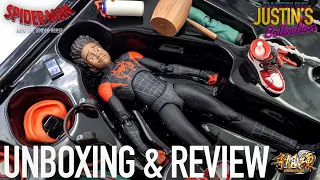 Miles Morales Into the Spider-Verse Sentinel SV Action 1/12 Scale Figure Unboxing & Review