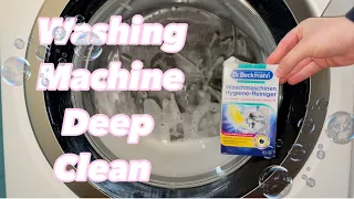 Washing Machine Deep Clean | How to clean your washing machine | Cleaning Motivation