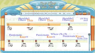 Passionate Kisses - Mary Chapin Carpenter - Guitaraoke, Chords & Lyrics - playwhatyoufeel.com