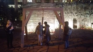 Акция "Колокол памяти" прошла у монумента  "Стена скорби" в Москве