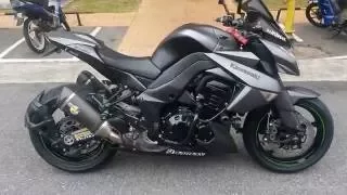 Kawasaki Z1000 Wrap in Matte Grey