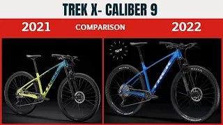 TREK X - Caliber 9 2022, Comparisons With   TREK X - Caliber 9 - 2021  #InsightRiders#