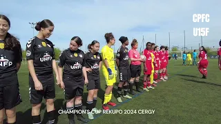 CPFC: Nos U15F championnes de la CHAMPION'S CUP REKUPO 2024