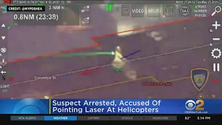 Man Arrested For Allegedly Shining Laser At Police Helicopter And Chopper 2